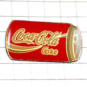 ピンバッジ・コカコーラ赤い缶 COCA-COLA