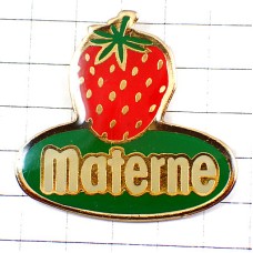 ピンバッジ・ストロベリーいちごイチゴ苺 MATERNE JAM STRAWBERRY