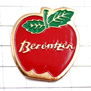 ピンバッジ・赤いリンゴ林檎りんご果物 BERENTZEN APPLE KENTUCKY BOURBON GERMANY