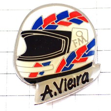 ピンバッジ・ヴィエイラF1ドライバーヘルメット A-VIEIRA HELMET