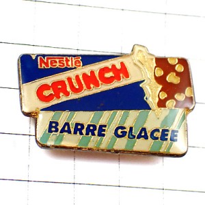 ピンバッジ・ネスレのクランチお菓子 CRUNCH NESTLE