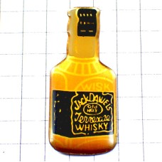 ピンバッジ・ジャックダニエル酒ボトル瓶型 JACK-DANIELS TENNESSEE WHISKY WHISKEY USA