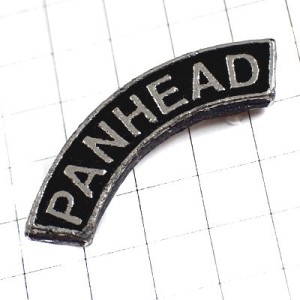 ピンバッジ・ハーレーダビッドソン二輪パンヘッド平鍋ピューター製 HARLEY-DAVIDSON PANHEAD PEWTER USA