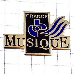 ピンバッジ・フランスミュージック音楽ラジオ局 FRANCE-MUSIQUE RADIO FRANCE