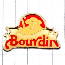 ピンバッジ・チーズひげの男 BOURDIN FRANCE