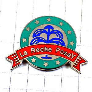 ピンバッジ・化粧品ラロッシュポゼ噴水と星たち LA-ROCHE-POSAY FRANCE