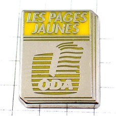 お買得ピンバッジ・イエローページ電話帳 ANNUAIRE PAGES-JAUNES FRANCE