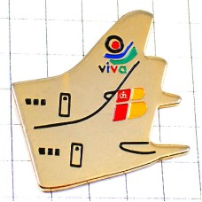 ピンバッジ・イベリア航空の尾翼スペインIB金色ゴールド VIVA IBERIA SPAIN