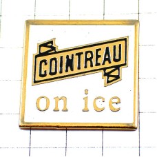 ピンバッジ・コアントロー酒アイス氷入り COINTREAU FRANCE