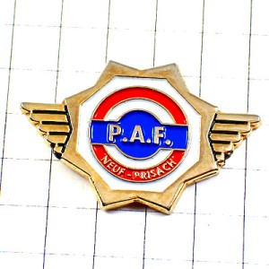 ピンバッジ・フランス税関トリコロール国籍マーク国境警備 PAF COCARDE CUSTOM POLICE-AIR-FRONTIERES FRANCE