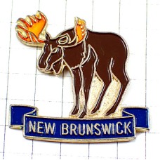 ピンバッジ・ニューブランズウィック州カナダ大鹿 NEW-BRUNSWICK CANADA ELAN CARIBOU