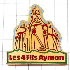 ピンバッジ・武勲詩エイモンの４人の息子 CHEVALIERS LES-4-FILS-AYMON FRANCE