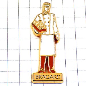 ピンバッジ・シェフ料理人コックさん BRAGARD-UNIFORM FRANCE