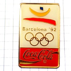 ピンバッジ・バルセロナ五輪コカコーラ夏季オリンピックスポンサースペイン COCA-COLA BARCELONA-1992 SPAIN