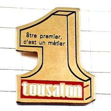 ピンバッジ・金色の「１」ゴールド TOUSALON NUMBER-ONE FRANCE