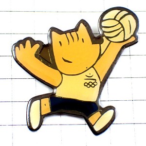 ピンバッジ・バルセロナ五輪コビのバレーボール選手オリンピック夏季 COBI BARCELONA-1992 SPAIN VOLLEYBALL