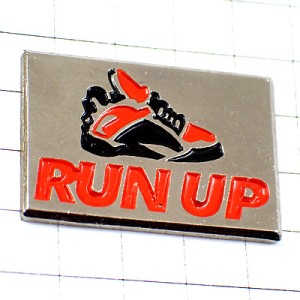 ピンバッジ・ランニングシューズ靴 RUN-UP SHOES