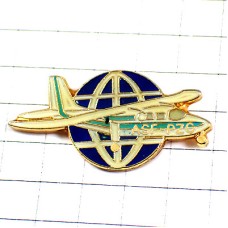 ピンバッジ・小型飛行機ＡＳＦ国境なき航空 ASF AVIATION-SANS-FRONTIERES