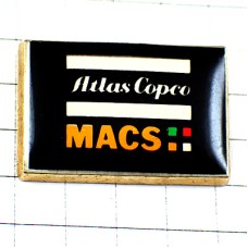 ピンバッジ・アトラスコプコ重機スウェーデン MACS ATLAS-COPCO SWEDEN