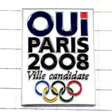 ピンバッジ・パリに五輪をフランス招致オリンピック2008年 CANDIDATE OUI-PARIS