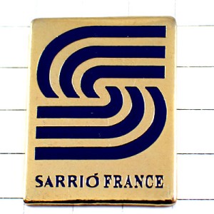 ピンバッジ・アルファベットＳ SARRIO FRANCE