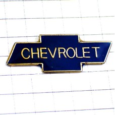 ピンバッジ・シボレー車エンブレム紺色十字 CHEVROLET USA