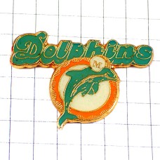 ピンバッジ・マイアミドルフィンズNFLアメフトUSAイルカ印のヘルメット DOLPHINS MIAMI