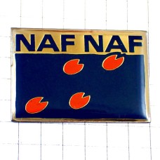 ピンバッジ・ナフナフ豚ブタの足あと NAF-NAF