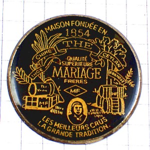 ピンバッジ・マリアージュフレール紅茶 THE-MARIAGE-FRERES  MARIAGE-FRERES-TEA FRANCE