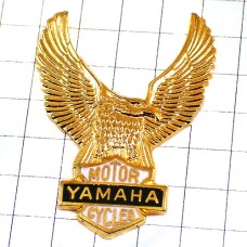 ピンバッジ・ヤマハ二輪バイク鷲イーグル金色わし鳥ゴールド YAMAHA EAGLE WING BIKER JAPAN