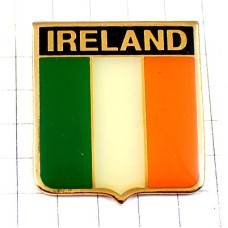 ピンバッジ・アイルランドの国旗柄の紋章 IRELAND FLAG