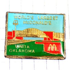 ピンバッジ・世界一大きいマクドナルドＭオクラホマ州アメリカ/USA米国 MC-DONALDS VINITA OKLAHOMA USA