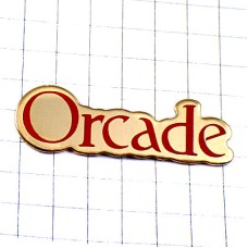 ピンバッジ・ジュエリー会社の文字 ORCADE