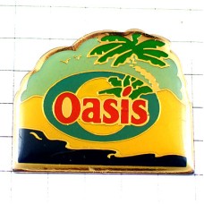 ピンバッジ・オアシスのやしの木と太陽 OASIS FRANCE