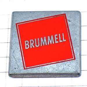 ピンバッジ・ブランメル伊達男パリ洋服ブランド BRUMMEL LE-PRINTEMPS PARIS FRANCE