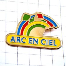 ピンバッジ・ラルクアンシエル虹の上の家 ARC-EN-CIEL RAINBOW FRANCE