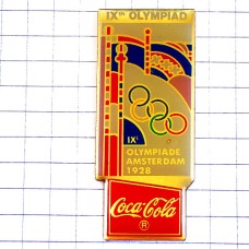 ピンバッジ・アムステルダム五輪コカコーラ1928年オランダ AMSTERDAM-1928 NEDERLAND HOLLAND COCA-COLA