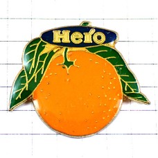 ピンバッジ・スイスのジャム果物オレンジ果実 HERO ORANGE SWISS JAM