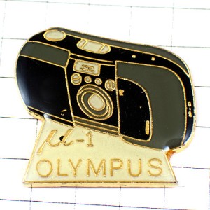 ピンバッジ・オリンパスΜ-1カメラ写真 OLYMPUS MICRO JAPAN