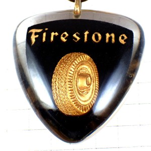 キーホルダー・ファイアストン社タイヤ車ブルボン社製 FIRESTONE