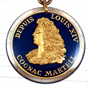 キーホルダー・ルイ14世コニャック酒マーテル肖像 MARTELL COGNAC LOUIS-14 LOUIS-XIV FRANCE