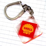 キーホルダー・シェル石油オイル黄色い二枚貝 SHELL ENGLAND