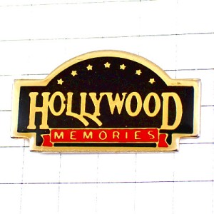 ピンバッジ・映画ハリウッドの思い出 HOLLYWOOD MEMORIES CALIFORNIA USA