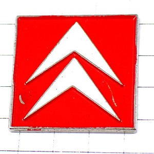 ピンバッジ・シトロエン赤いロゴ車エンブレム CITROEN LOGO FRANCE