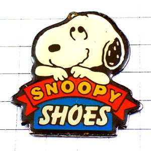 ピンバッジ・スヌーピー印の靴 SNOOPY-SHOES