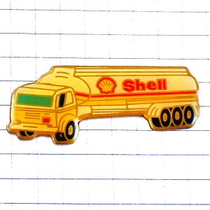 ピンバッジ・大型トラック車シェル石油 SHELL TRUCK ENGLAND