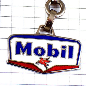 キーホルダー・モービル石油ペガサス翼のある赤い馬 MOBIL-OIL USA