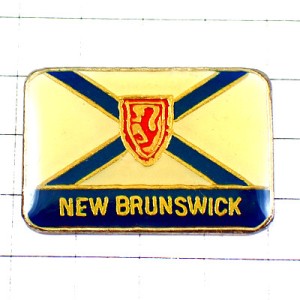 ピンバッジ・ニューブランズウィック州カナダ紋章 NEW-BRUNSWICK FLAG CANADA