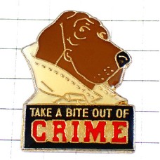 ピンバッジ・犯罪犬マクグラフ犯罪防止クライムドッグ犬アメリカ/USA米国 MCGRUFF THE-CRIME-DOG