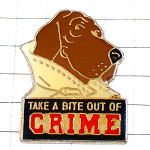 ピンバッジ・犯罪犬マクグラフ犯罪防止クライムドッグ犬アメリカ/USA米国 MCGRUFF THE-CRIME-DOG